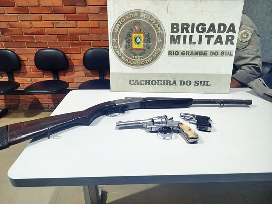 BM apreende armas