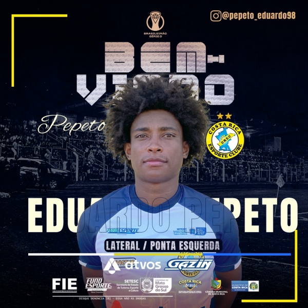 Pepeto estreou na Série D do Brasileirão
