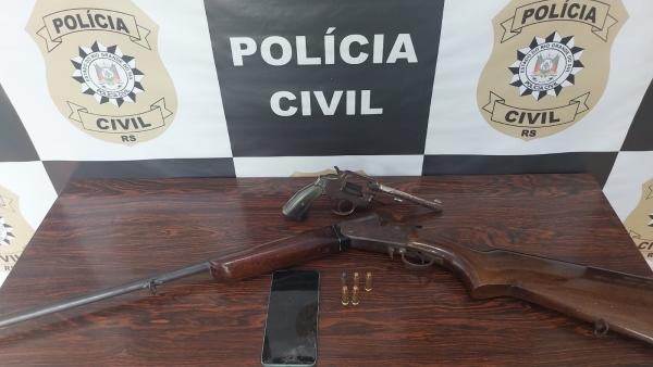 Operação recolhe armas em Cortado
