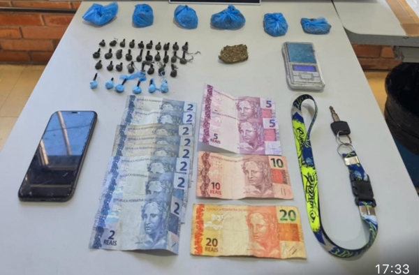 Adolescente é detido com drogas pela Polícia Civil 
