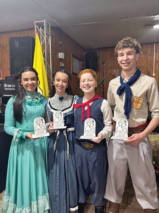 Talentos premiados na Mostra Gaúcha