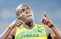 Bolt domina os 200 metros
