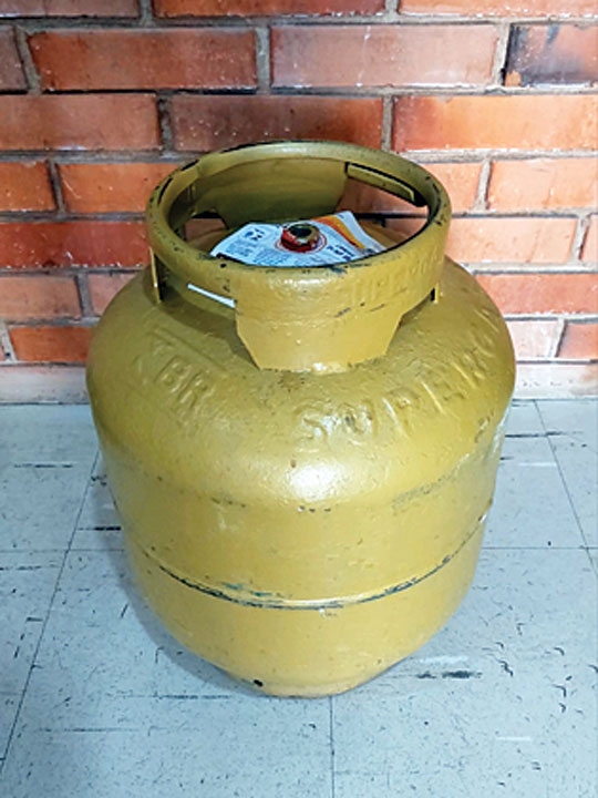 Botijão recuperado