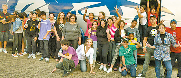 Alunos da Milton da Cruz na capital