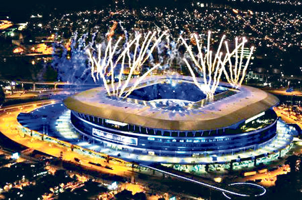 Novo palco tricolor