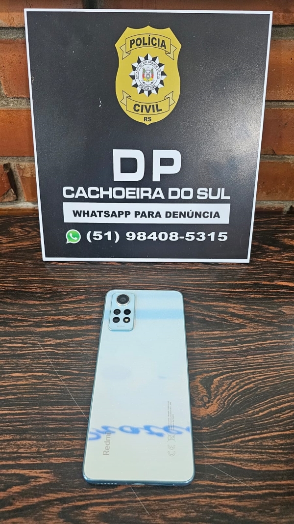 Celular furtado é recuperado pela Polícia Civil