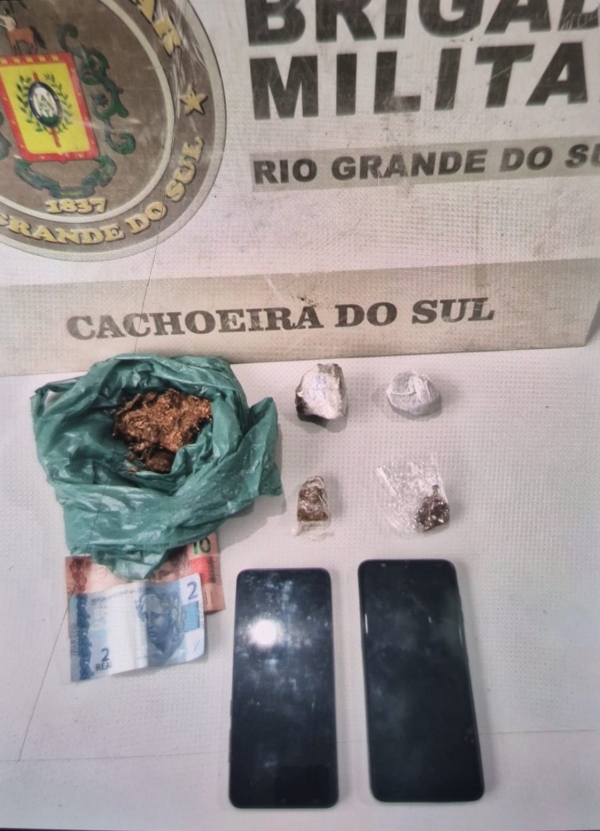 Suspeito de tráfico de drogas é preso pela Patrulha Rural 