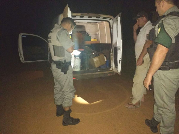 Brigada Militar faz barreiras na zona rural de Cachoeira do Sul