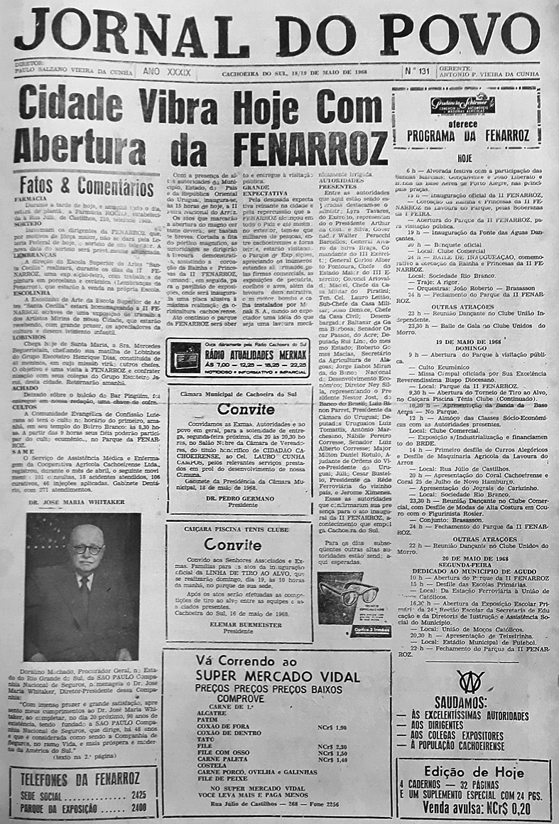 Fenarroz está de volta