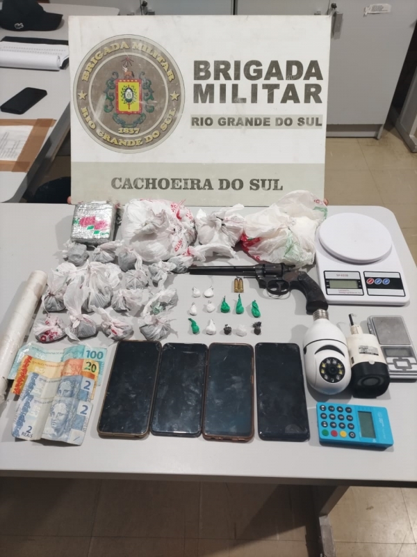 Suspeito de tráfico é preso pela Brigada Militar