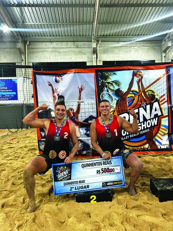 Duplas cachoeirenses brilham no vôlei de areia
