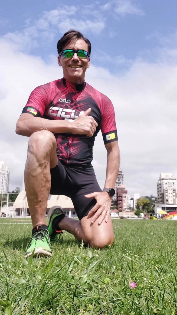 Paulo Garske disputa o  18º Troféu Brasil de Atletismo Master