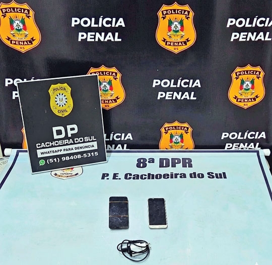 Celulares para golpes apreendidos