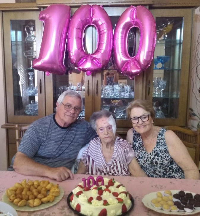Bem-vinda ao clube dos centenários, dona Gerda