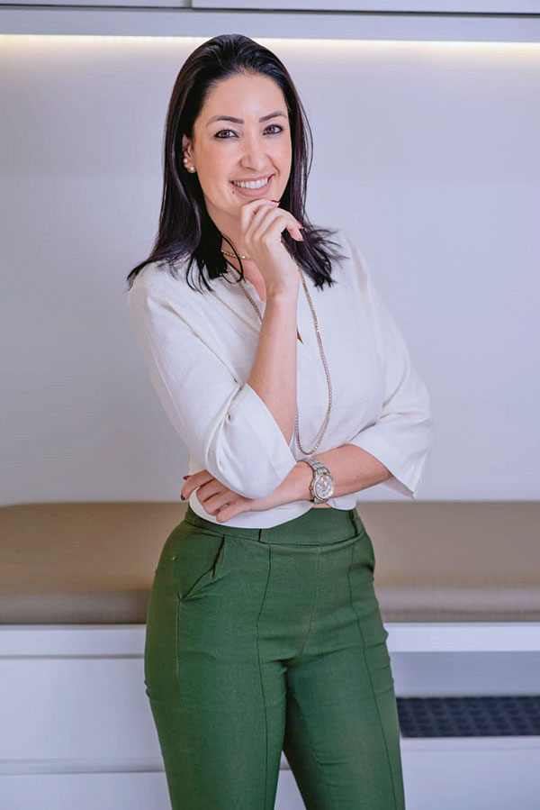 Fernanda Bastos,  proprietária da Clínica Imuniza