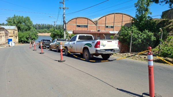 Pouco movimento na balsa do Jacuí durante a tarde