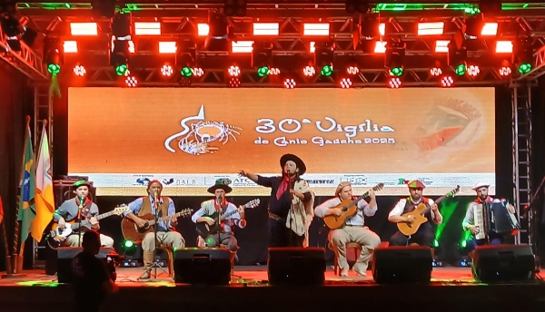 Música de Cachoeira é a campeã da 30ª Vigília do Canto Gaúcho 