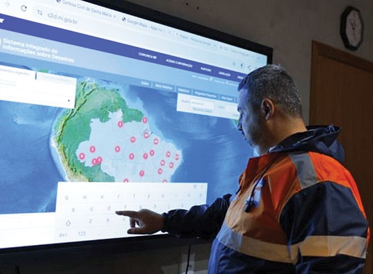 Edson Júnior colocou SM no topo da Defesa Civil