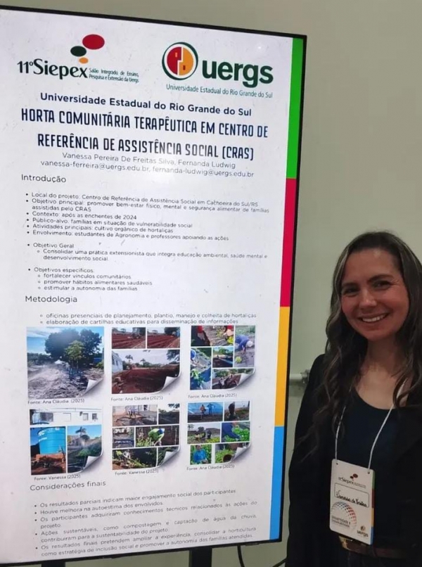 Projeto da Horta Comunitária do CRAS foi apresentado no 11º Siepex