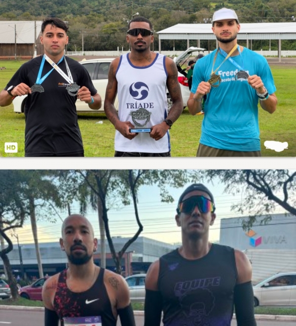 Atletas conquistam pódios em rústicas 