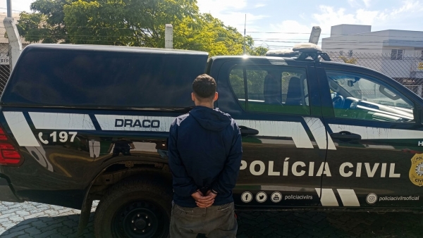 Suspeito de tráfico é preso pela Polícia Civil 
