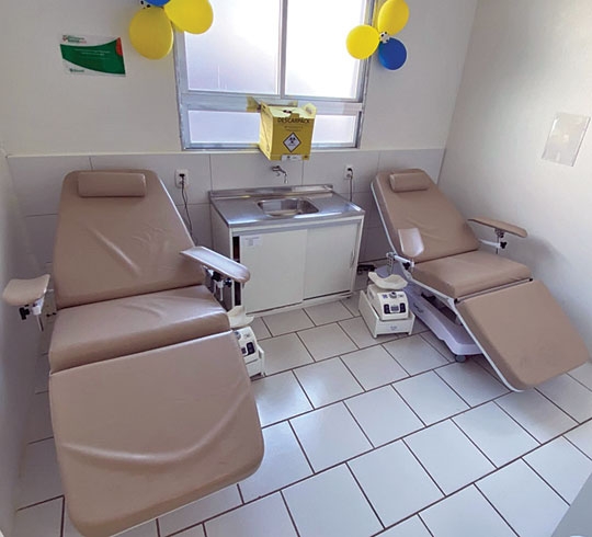 Sicredi e Celetro equipam o Banco de Sangue do HCB