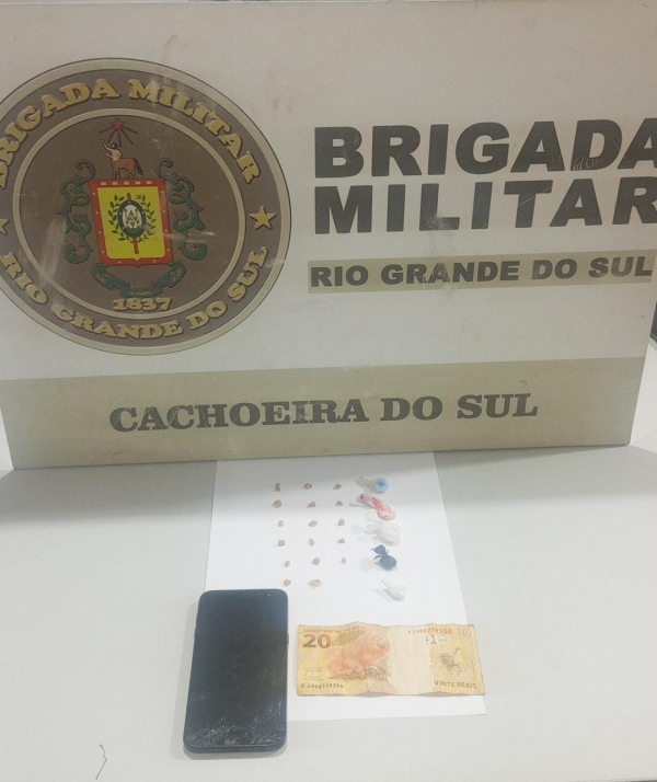 BM apreende drogas no Bairro Rio Branco