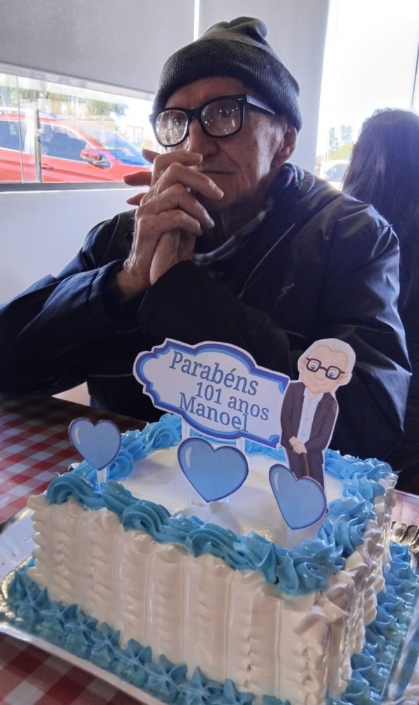 Centenário Manoel celebrou seus 101 anos 