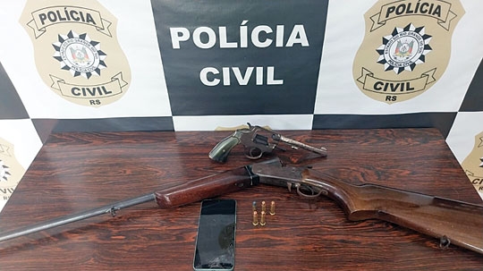 Operação recolhe armas em Cortado
