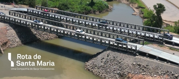 Rota fará içamento de vigas na RSC 287 na segunda-feira 