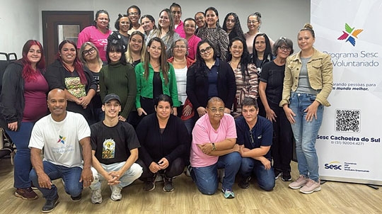 Sesc/Cachoeira vive o Mês do Voluntariado