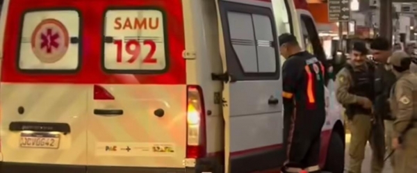 Menores são detidos pela BM após briga de facão na Praça Bonifácio 