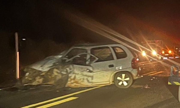 Acidente causa morte na BR 153