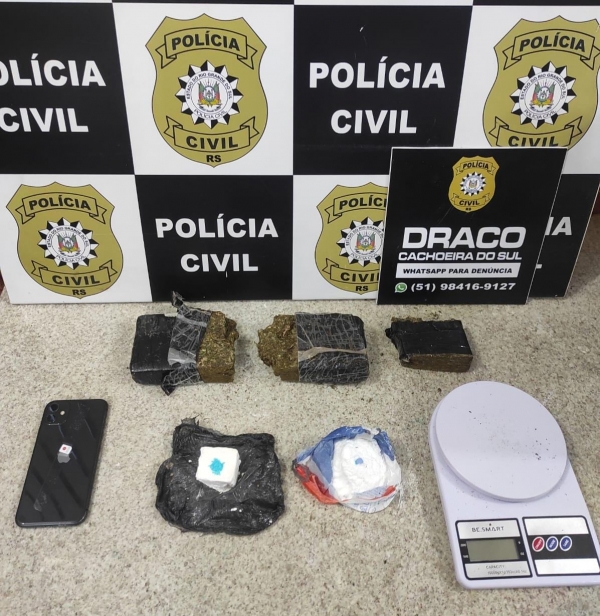 Suspeito de tráfico é preso pela Polícia Civil