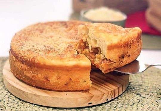 Torta de  frango cremosa de liquidificador