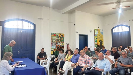 Comitê da Bacia discutiu barranco do Jacuí