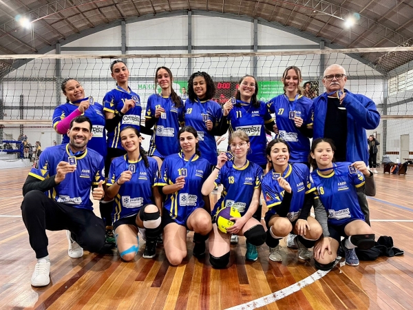 AABB foi campeã no vôlei em Candelária