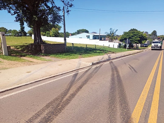 Sargento da BM pede redutor de velocidade na Charqueada