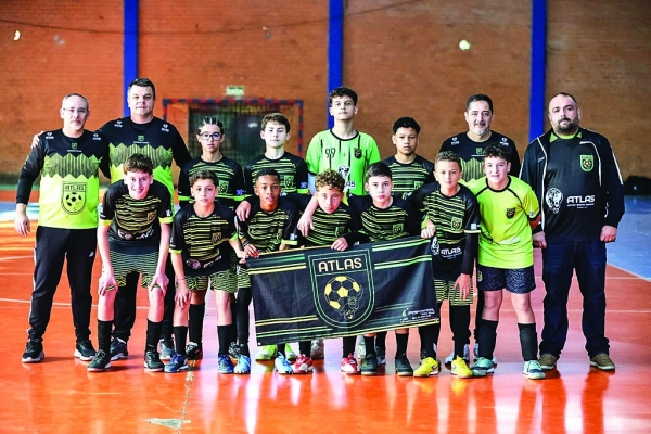 Atlas inicia defesa pelo título do futsal sub-13