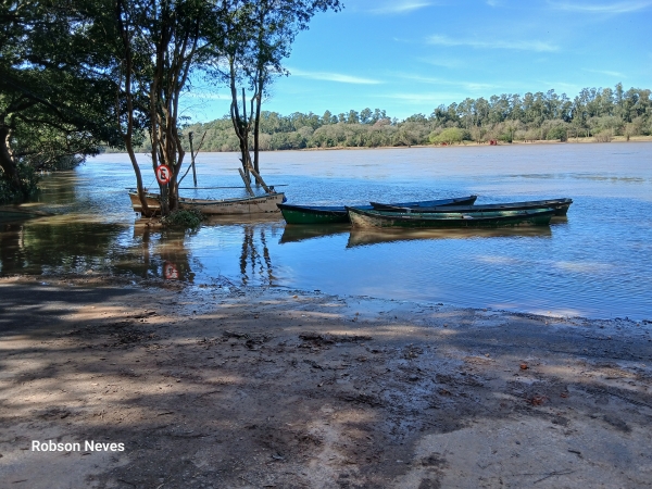 Rio Jacuí volta a encher em Cachoeira do Sul 
