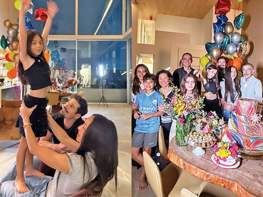 Sabrina Sato comemora 45 anos em festa intimista com a família