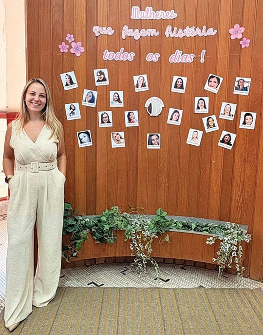 Painel para as mulheres