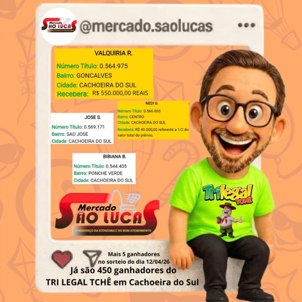 Moradora do Bairro Gonçalves ganha R$ 550 mil no Trilegal