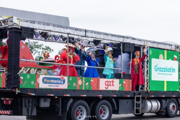 Show de Natal nesta segunda na Grazziotin