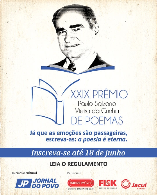 29º Prêmio Paulo Salzano Vieira da Cunha de Poemas