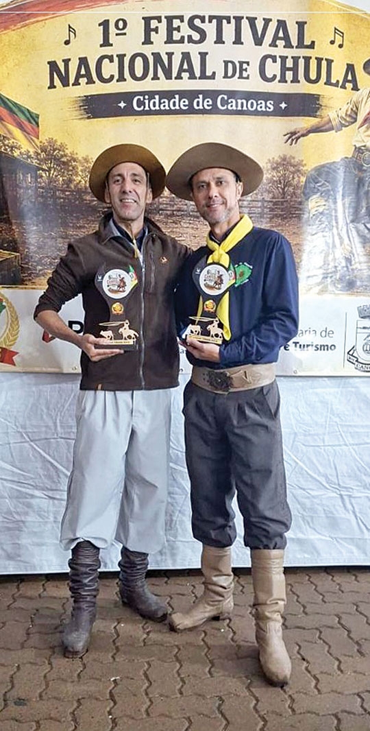 Peões do Estância premiados em Canoas