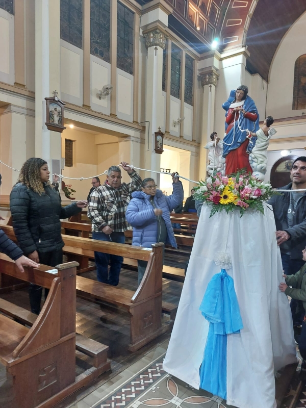 Nossa Senhora Desatadora dos Nós reúne fiéis na Santo Antônio
