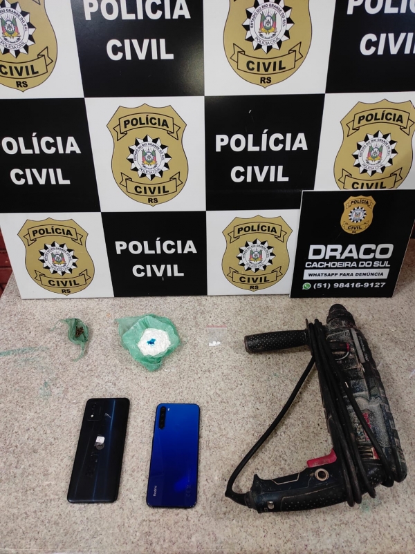 Suspeito de tráfico é preso pela Polícia Civil no Beco dos Trilhos 