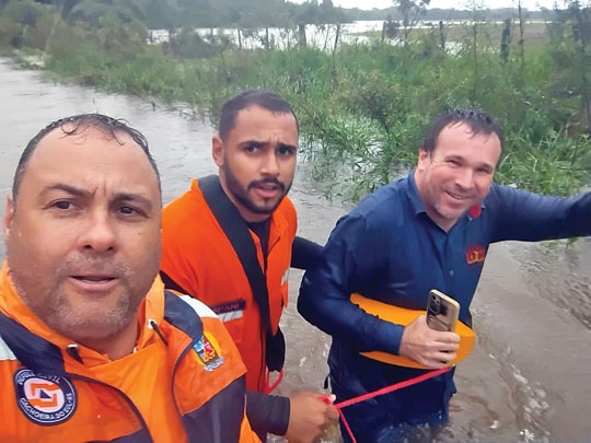 Defesa Civil fez 8 socorros na chuvarada