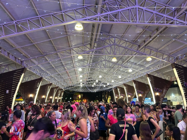 Noite calma na abertura do Carnaval de Rua de Cachoeira do Sul